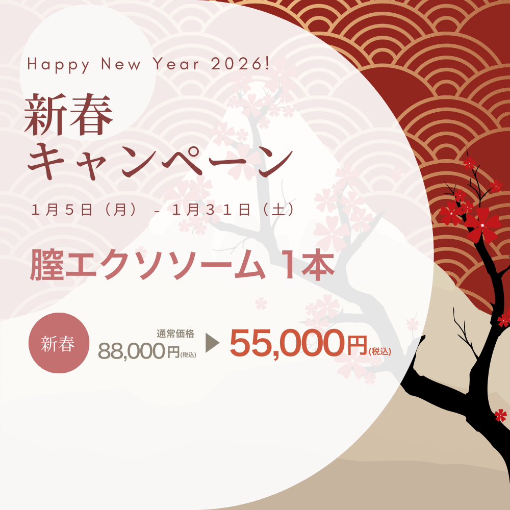 【新春キャンペーン】膣エクソソーム限定価格！