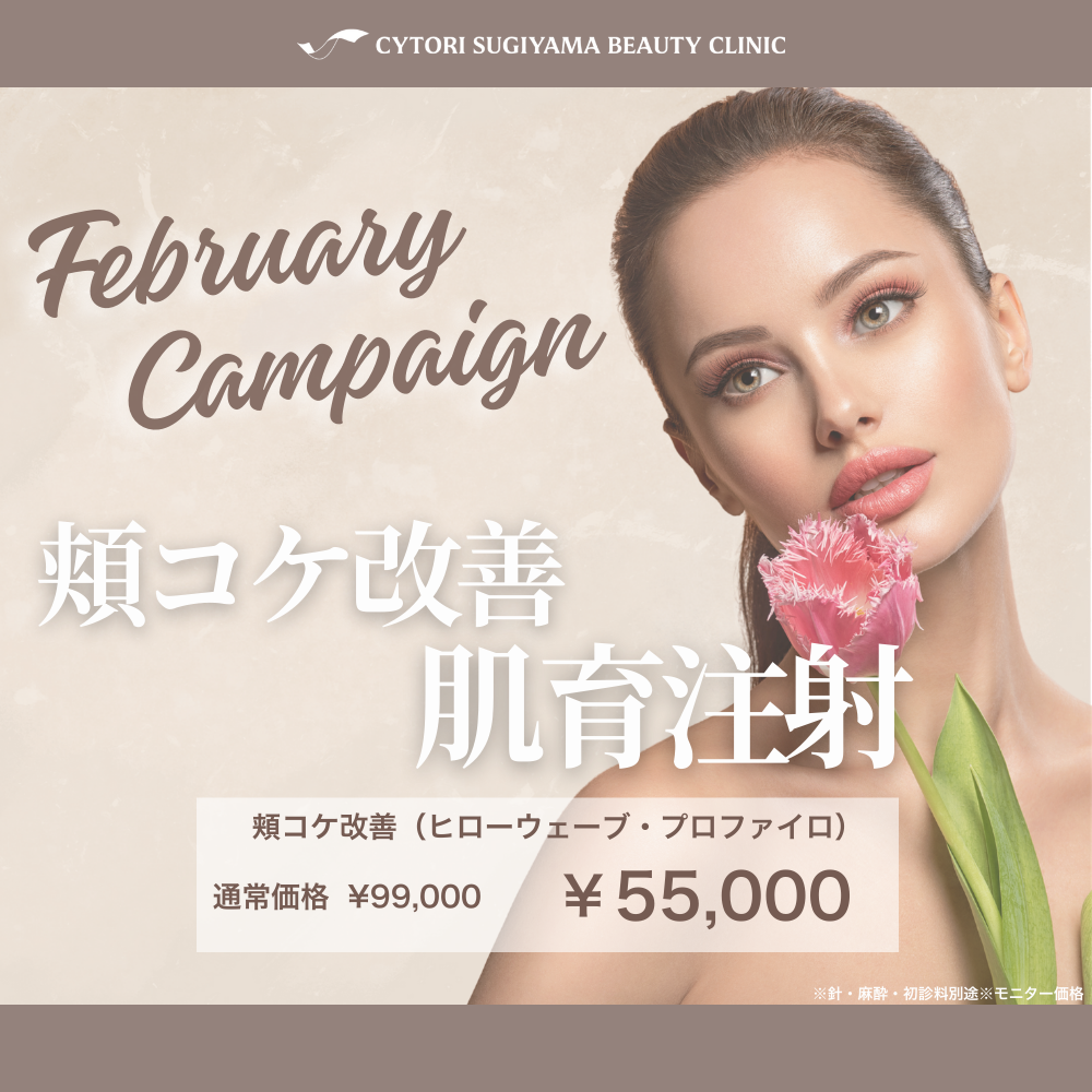 【2月限定】頬コケ改善肌育注射